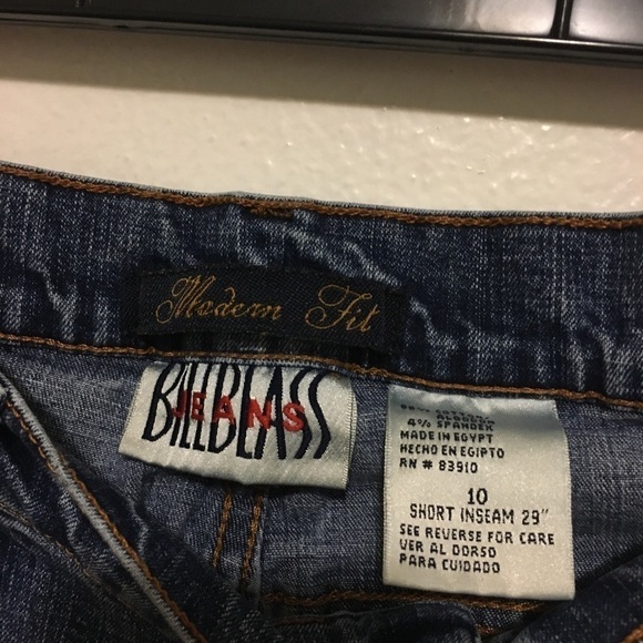 Vintage Bill Blass Modern Fit Size 10 Medium Wash Denim Jeans - Picture 3 of 8